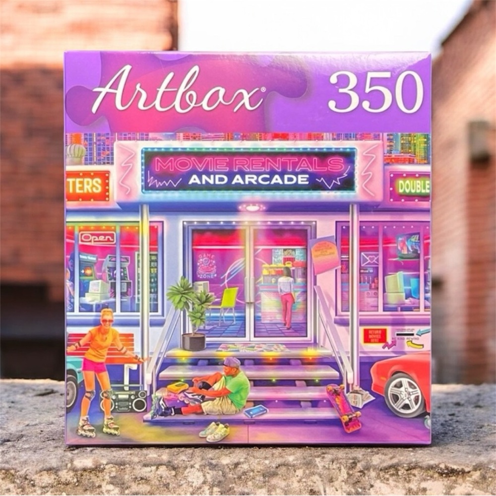 🧩 Artbox Movie Rentals & Arcade 350 PCS Puzzle